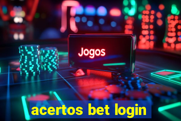 acertos bet login